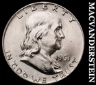 1961-D Silver Franklin Half Dollar - Choice Gem Brilliant Unc++++  #G8420