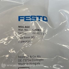 Festo MS6-AGE Sub-base-SET FNFP