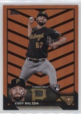 2023 Topps Update Orange & Black Foil Cody Bolton #US223 10a4