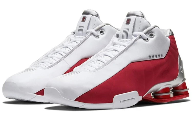Nike ショックスBB4バスケットボールシューズ ホワイト/レッド NEW Men's Nike Shox BB4 Basketball Shoes Red White Size 8.5 MSRP