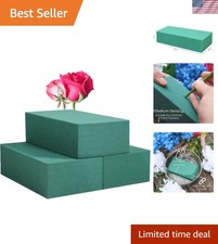 High Absorption Floral Foam Blocks - Perfect for Custom Centerpieces, 3 Pack