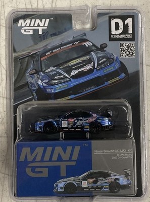 Mini GT Nissan Silvia (S15) D-MAX #70 D-MAX Racing 2023 D1 Grand Prix #855