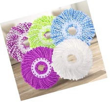 5 Replacement Mop Micro Head Refill for 360° Spin Magic Mop-Microfiber Repl