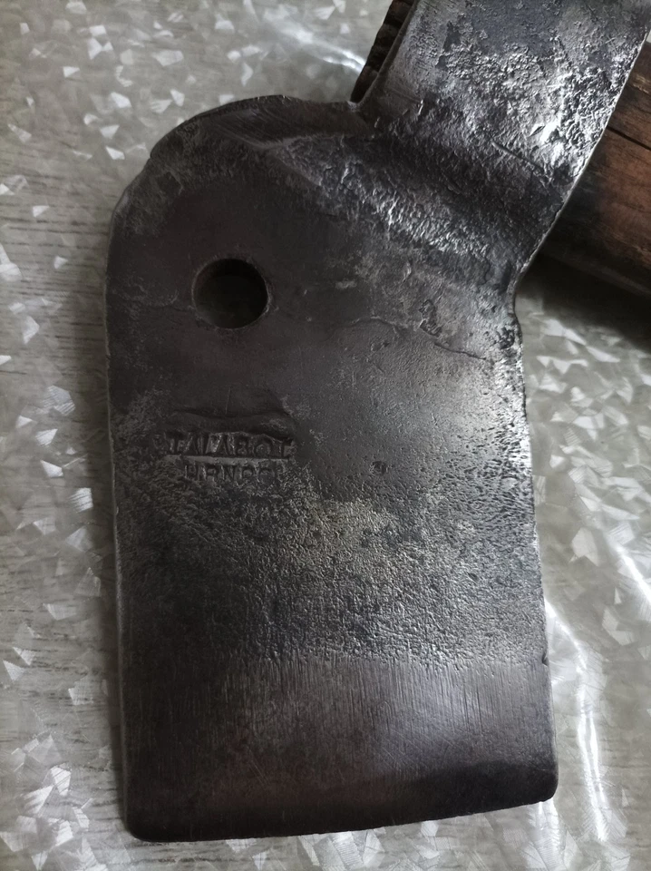 HACHE DE CHARPENTIER MINEUR ANCIENNE (TALABOT HBNPC) (voir descriptif) - Photo 2/3