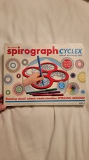 Spirograph Cyclex Spiral Drawing Tool Set w/ Rotating Stencil Wheels Ages 5 NIB