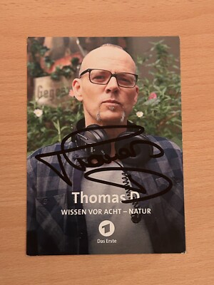 Thomas D - ARD Knowledge Before Eight - Autograph Card Original Signed - #S28471