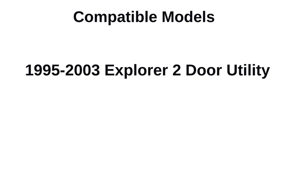 Se adapta a Ford Explorer 1995-2003 2 puertas lado del conductor puerta izquierda ventana vidrio Foto 2 de 4