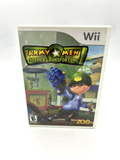 Nintendo Wii Army Men Soldiers of Misfortune Game Case Manual Complete 2006