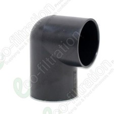 Solvent Black 50mm (56mm) Waste Pipe Swept Bend ,45, Knuckle, Tee, Endcap + more