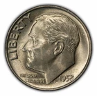 1952-D 10c Roosevelt Silver Dime - BU - SKU-Y4027