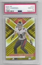 2022 Troy Andersen Rookie Panini XR Gold /10 PSA GEM MINT 10 RC Atlanta READ
