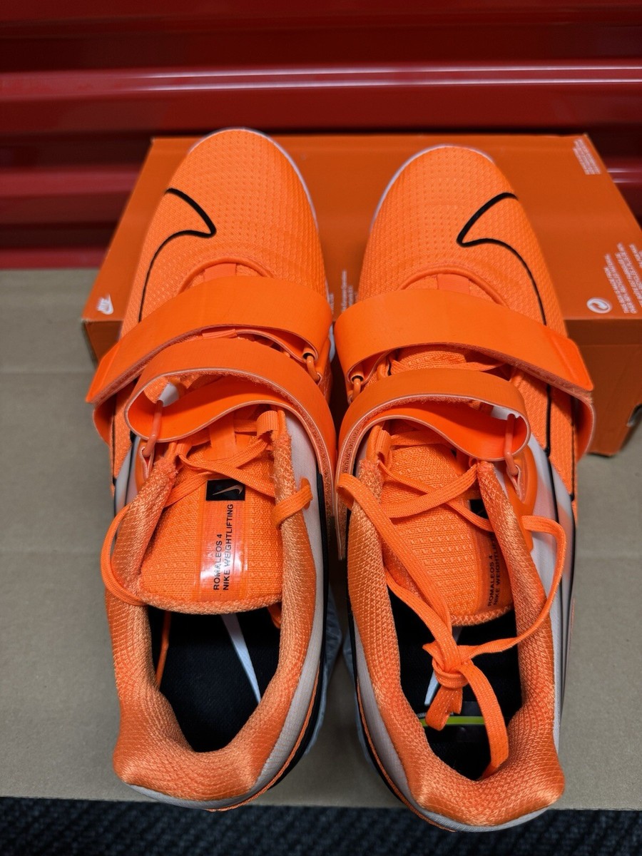 Me 's Size 14 - Nike Romaleos 4 Weightlifting Shoes Total Orange