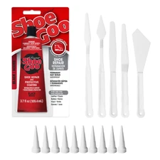 Shoe Goo Black Shoe Repair Adhesive Bundle: Includes 10 Snip Tip Applicators and