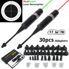 Laser Bore Sight Kit For .17 to .78 Rifles Pistols Multiple Caliber Collimator