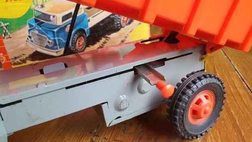 Ales Blechauto GAMA LKW FAUN Kipper Electric 3986 Fernlenkauto Batterie 50/60er - Bild 11 von 23