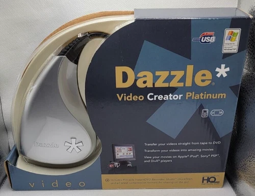 Pinnacle DAZZLE VIDEO CREATOR PLATINUM USB to RCA/ S Video Dongle SEALED NEW