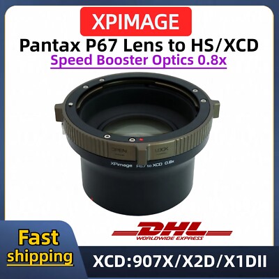 XPimage 0.8x Optics Focal Reducer for PANTAX67 Lens to Hasselblad 907X 2DII X1D2