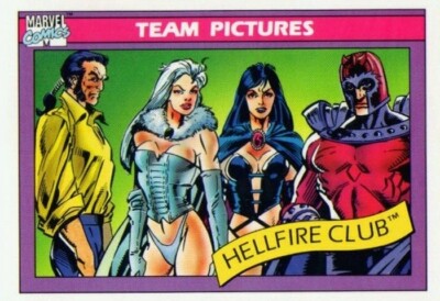 HELLFIRE CLUB - X-MEN [NEAR MINT] (Marvel Comics) 1990 Impel Card #147 MAGNETO