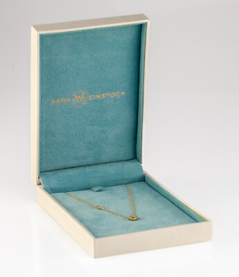 Sara Weinstock 18K Gelbgold Leela Petite Anhänger Mit Box Und Beutel