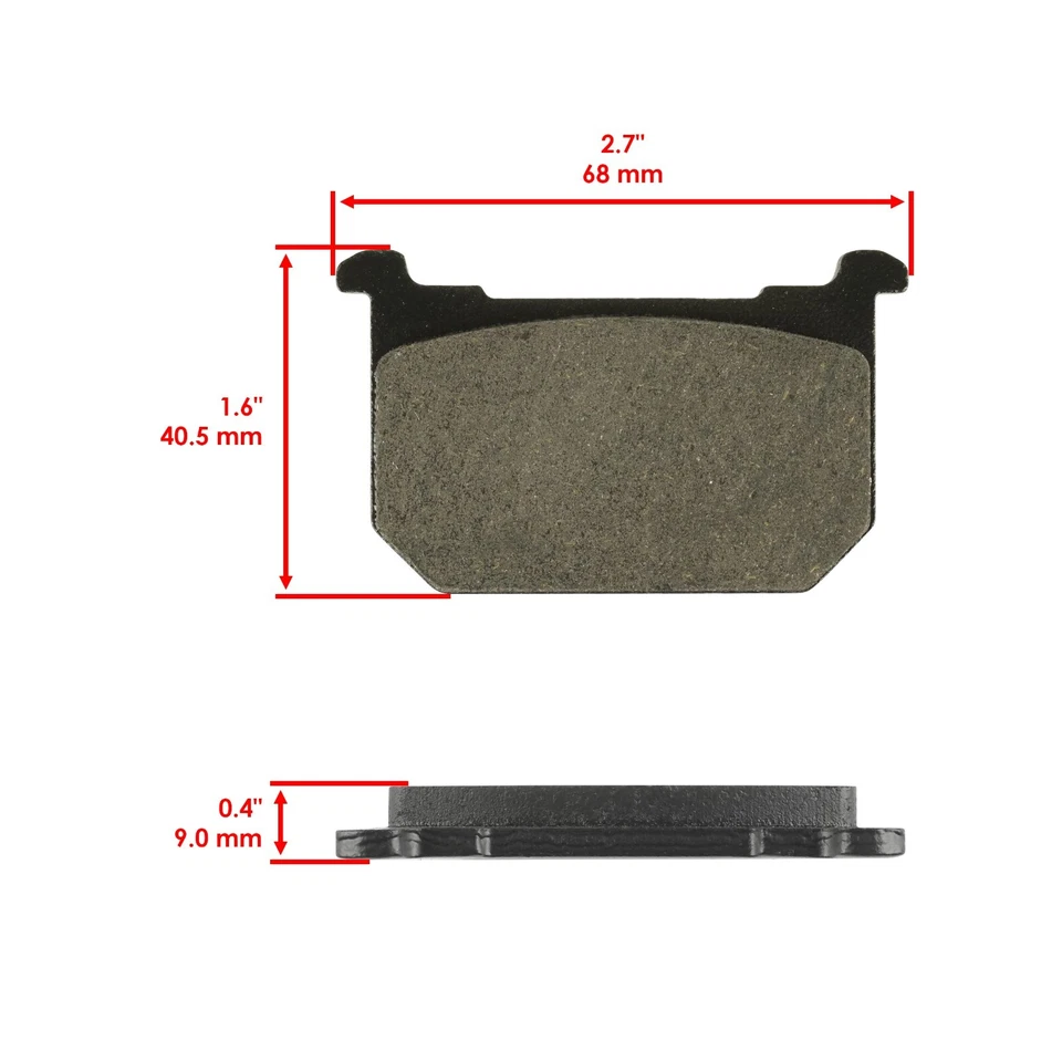 for Kawasaki KZ440 LTD Belt LTD Sport Belt 1982-83 Front Brake Pads & Rear Shoes - Image 3 of 4