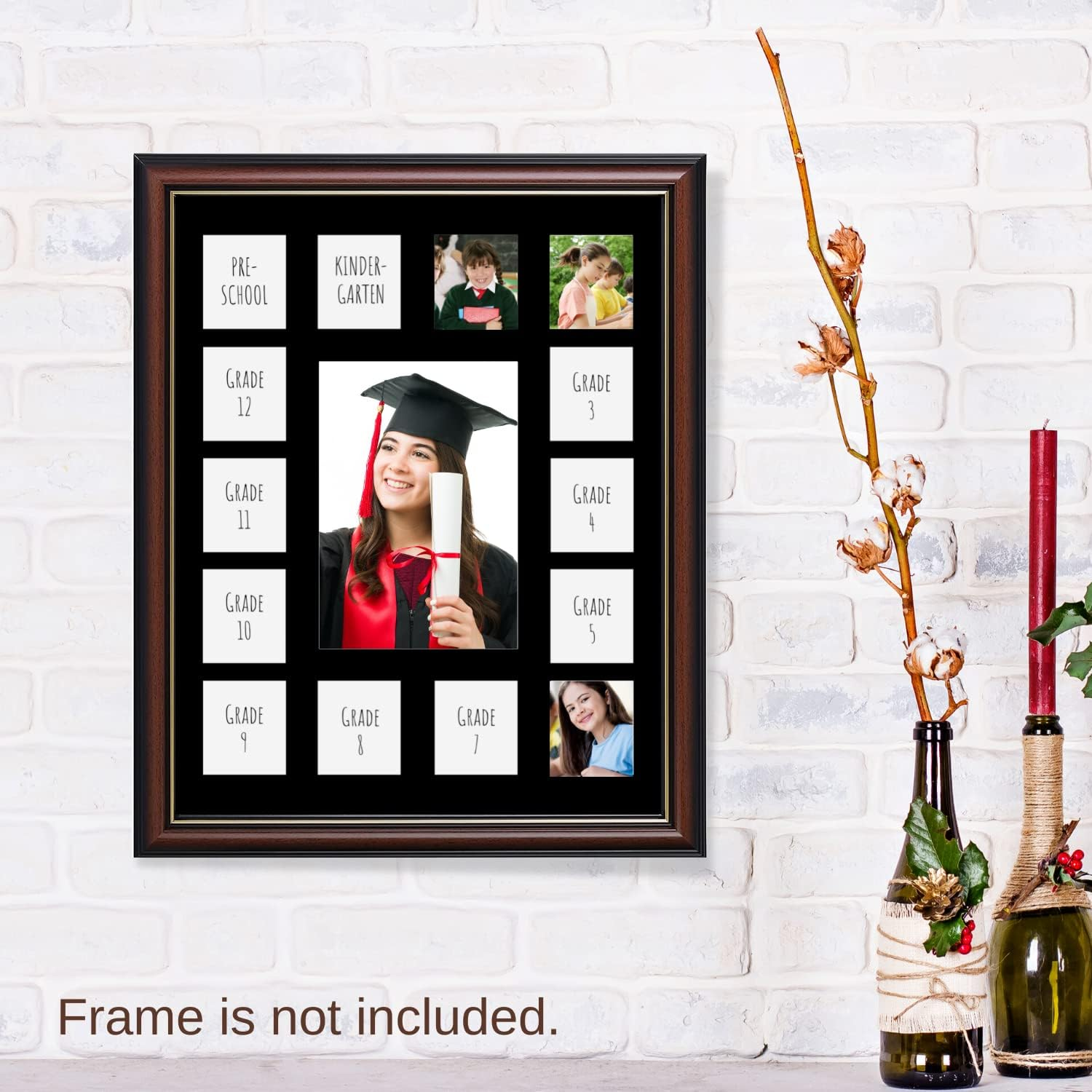 School Picture Frame PreK 1211X14 15 Photos School Days Photo Collage