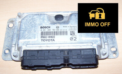 Steuergerät ECU Citroen C1 Peugeot 107 Toyota Aygo 1,0l 12V 0261208702 IMMO OFF