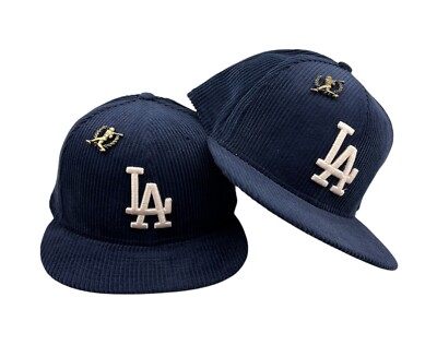Los Angeles Dodgers Letterman Pin 59fifty fitted hat cap Navy | eBay