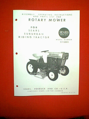 SEARS SUBURBAN TRACTOR 42