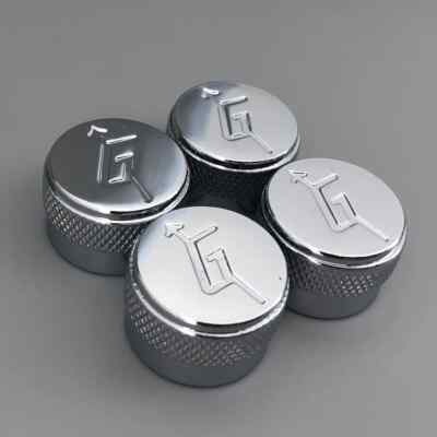 Gretsch Guitar G-Arrow Metal Knobs 4 Pieces Color Option Gold Black Silver