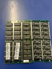 Lot of 4 Vtg RAM Memory Sticks 72pin:  Ea Silver Pin SIMM Various Brands