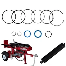 5.0" Bore x 2.0" Rod Cylinder Hydraulic Log Splitter Cylinder Rebuild Seal Kit