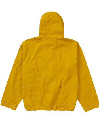 Supreme Cotton Utility Anorak Jacket - Yellow - Size Medium - SS24