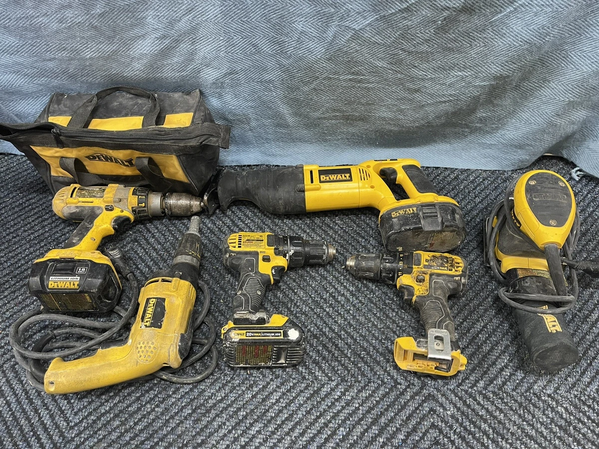 Dewalt 8 Tool Set with Some batteries DW938 DCD951 2x DCD780 DW252