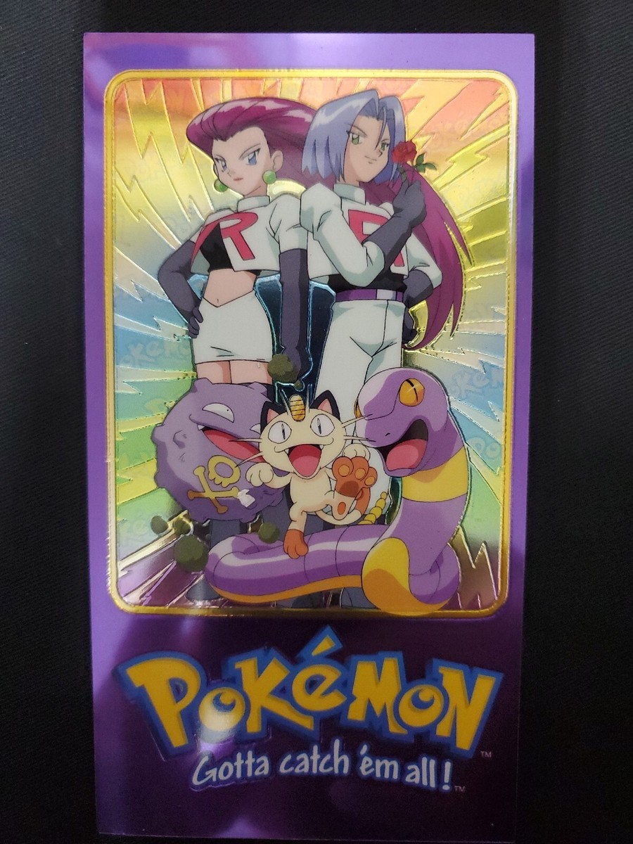 2000 Pokemon Topps Chrome TV Animation Edition Box Topper 3/5 Team