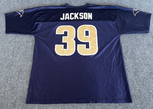 St. Louis Rams Steven Jackson NFL Football Jersey Blue Screen Print Mens XL - Picture 2 of 13