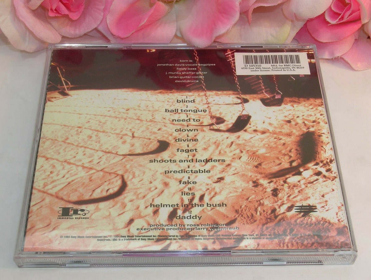 CD Korn By Korn 12 Tracks 1994 EK66633 Immortal Records