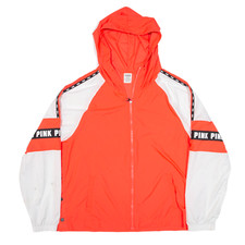 Victoria Secrets Pink Track Jacket Pink Colourblock Womens M