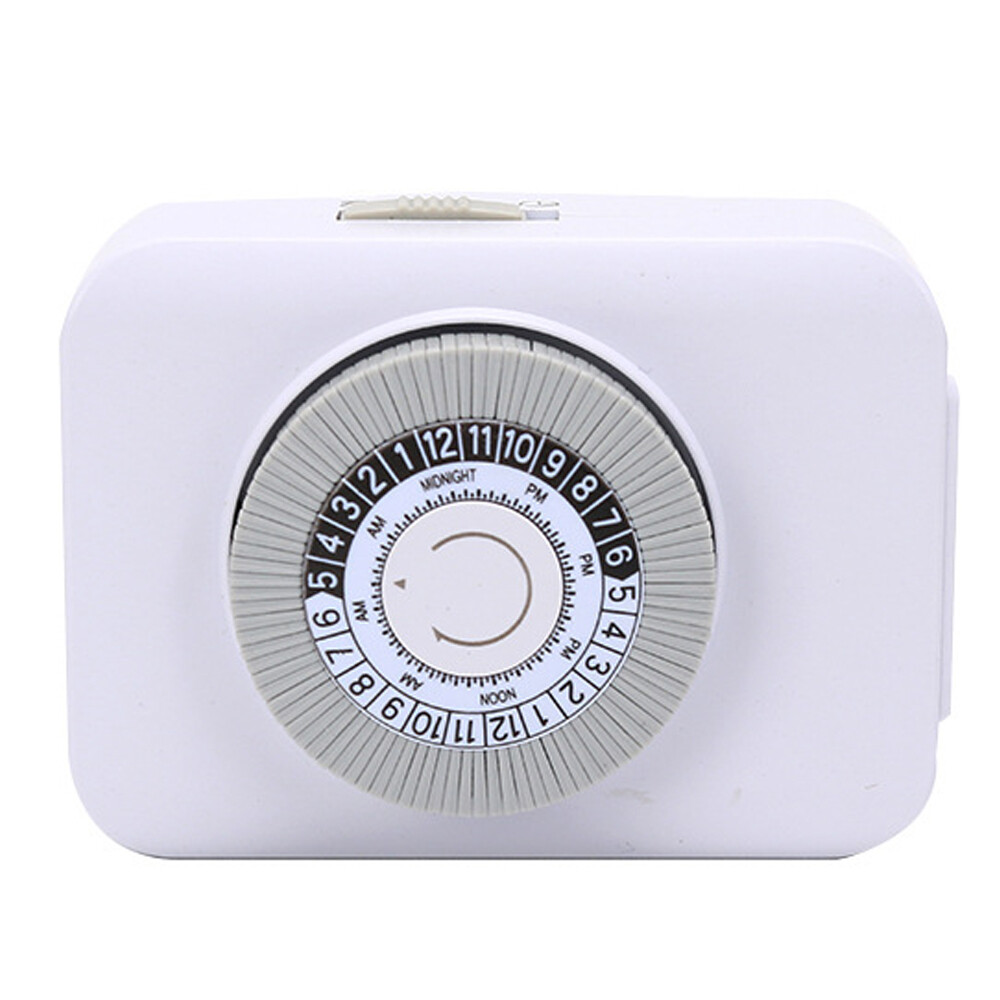 Indoor Mechanical Outlets Timer 24-Hour Programmable -in Timer Switch P0U1