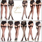 Gio Fully Fashioned Stockings - All Sizes, Colours & Heel Styles - NYLONZ
