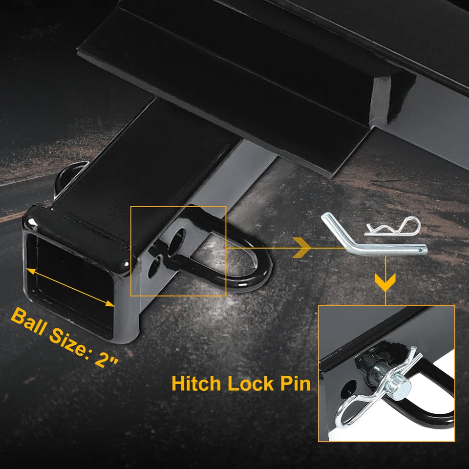 Enganche de remolque clase 3 para Dodge Grand Caravan Chrysler Town & Country 08-20 Foto 3 de 4