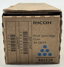 Genuine Ricoh Savin Lanier 842529 IM C6010 C4510 Toner Cartridge Cyan