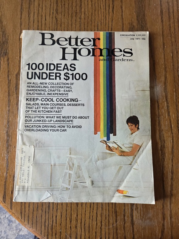 Better Homes and Gardens July 1971 