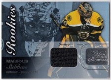 2015-16 Fleer Showcase Flair Materials Row 0 Rookies Jersey MALCOLM SUBBAN 43 RC