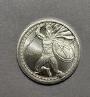 1 Troy oz .999 Fine Silver Round Bullion Spartan Warriors