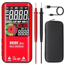 BSIDE Color LCD Digital Multimeter 3 Results Display 9999 S11 Rechargeable