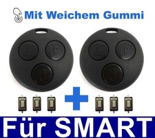 2x car replacement key housing for Smart ForTwo MC01 450 + 6x buttons