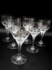 Exquisite By Belfor Very Rare Clear Stem, Black Core, Clear Bowl Goblets
