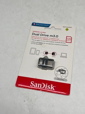 SanDisk Ultra Dual Drive m3.0 128GB USB-Stick  OVP  #TK976A
