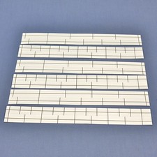 6 Leviton White Labels for Cat 5e 110-Type Telephone Wiring Base Lined 41LBL-W