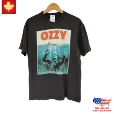 Trending For You Ozzy Osbourne 90s Graphic black T shirt Men Women Unisex